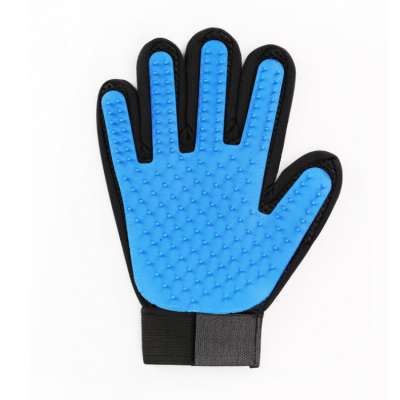 Five Finger Pet Grooming Gloves Silicone Massage Hair Remover Dog Cat Cleaning Brush Magic Glove