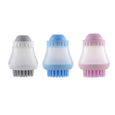 Wholesale Soft Silicone Multifunctional Portable Pet Bath Massage Hair Cleaning Brush Cat Dog Bathing Massage Brush