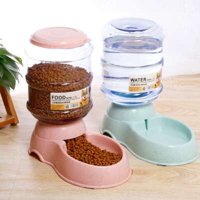 Wholesale Dog Luxury Non-Slip Dog Cat Automatic Gravity Drinker Water Bottle Bowl Premium Automatic Pet Food Feeder