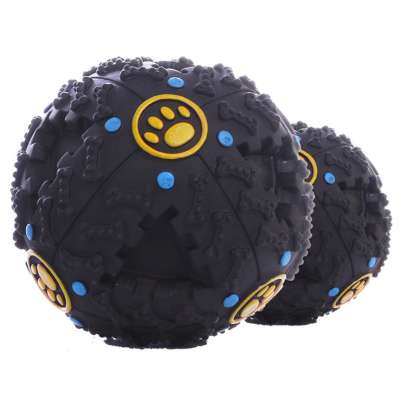 Pet Leakage Food Dispenser Treat Chew Ball Plastic Dog Toy Pet Chew Vocal Ball Pet Playing Ball