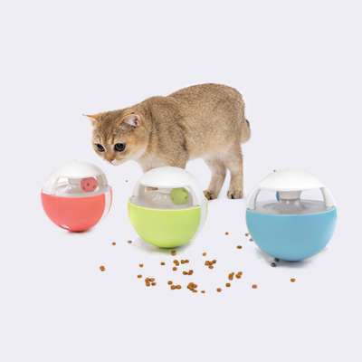 Dog Cat Food Treat Ball Bowl Toy Funny Pet Shaking Tumbler Leakage Food Container Puppy Cat Tower Tracks Roller Toys