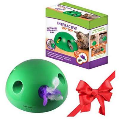 Automatic Pop N' Play Interactive Motion Cat Toy Mouse Tease Electronic Pet Toys For Cat Sharpen Claw