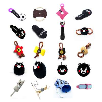 LUVP+K-KUMAMON Various Pet Products Different Style Ball Tpr Dog Toy Interactive Pet Dog Rope Chew Toy Feather Cat Toy