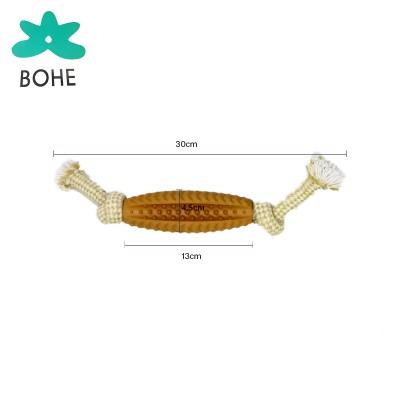 LUVP+K Wholesale Supplies Bone Shape Durable Rubber Eco Friendly Chew Interactive Pet Chew Dog Toy