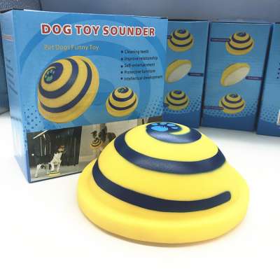 Dog Toy Sounder Sounding Disc Woof Glider Soft & Safe Indoor Pet Dogs Play Toy Pets Unique Interacts Entertainment Toys