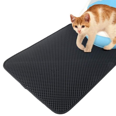 Double Layer Design Waterproof Urine Proof Trapper Mat Cat Litter Mat Pet Litter Trapping Mat